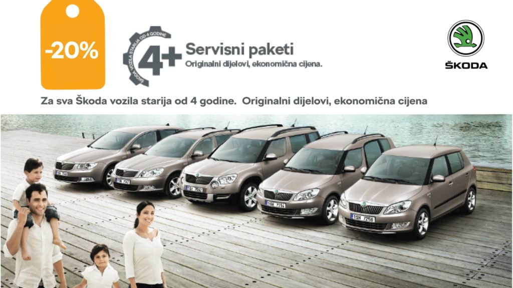 Posebne pakete za Škoda vozila starija od četiri godine potražite u ‘A-Klinika’ u Vitezu