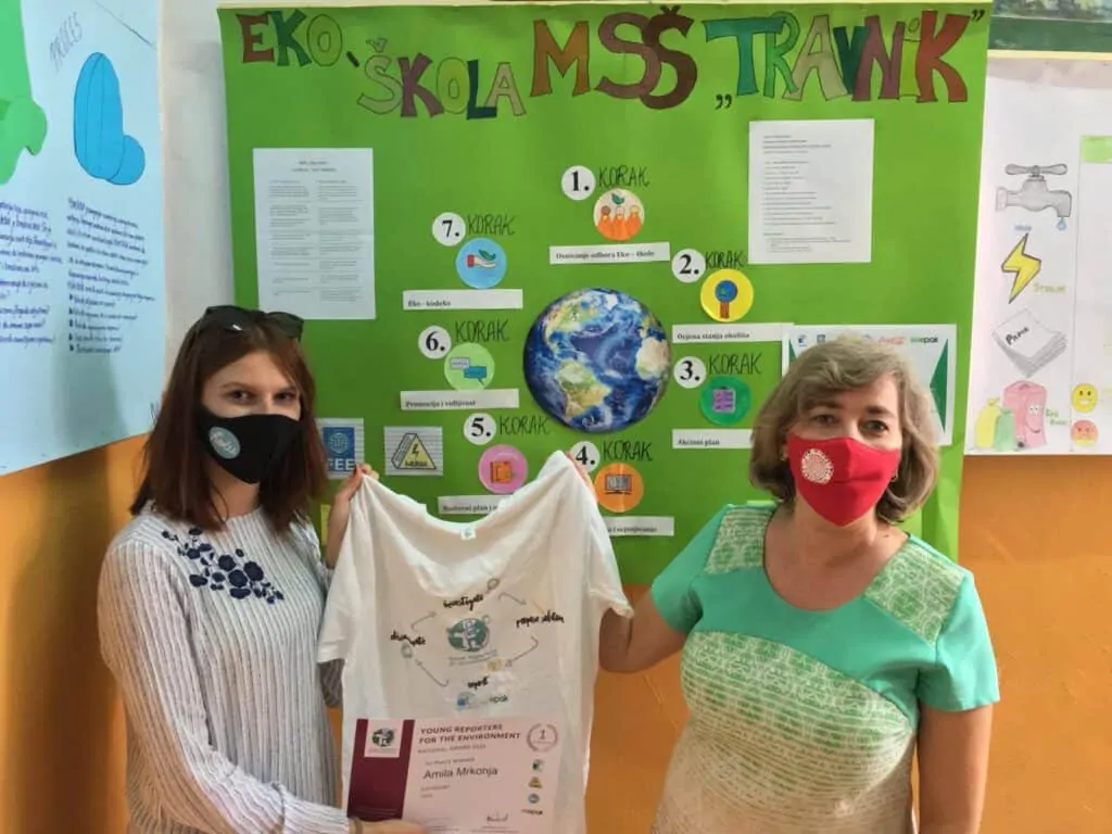 Nagrada za učenicu MSŠ Travnik na Državnom takmičenju Mladi eko reporteri!