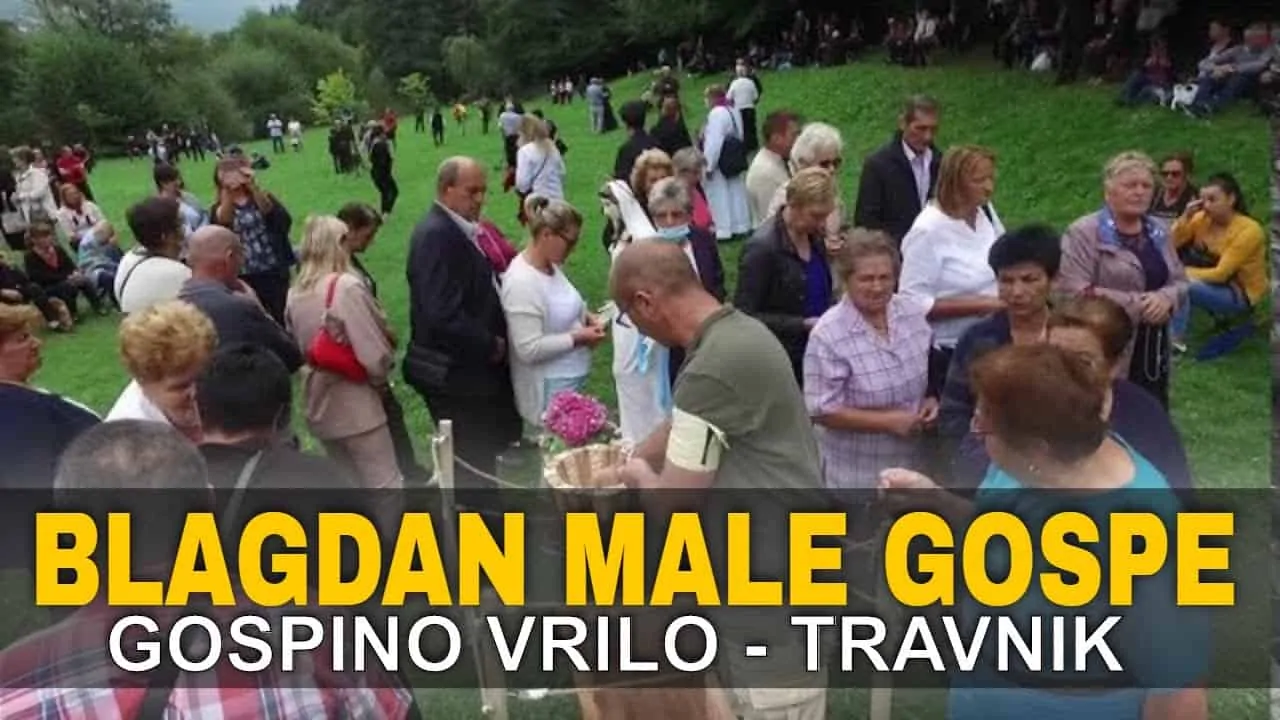 (VIDEO) Proslavljen blagdan Male Gospe na “Gospinom vrelu” nadomak Travnika