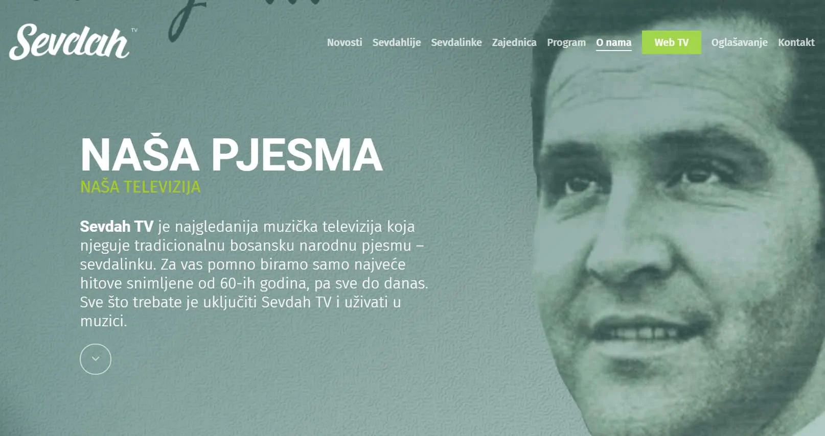 Najljepše Sevdalinke Online Na Sevdah TV Web Stranici!