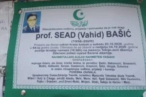 Danas dženaza profesoru Seadu Bašiću