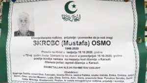 Preminuo Skrobo Osmo iz Karaule