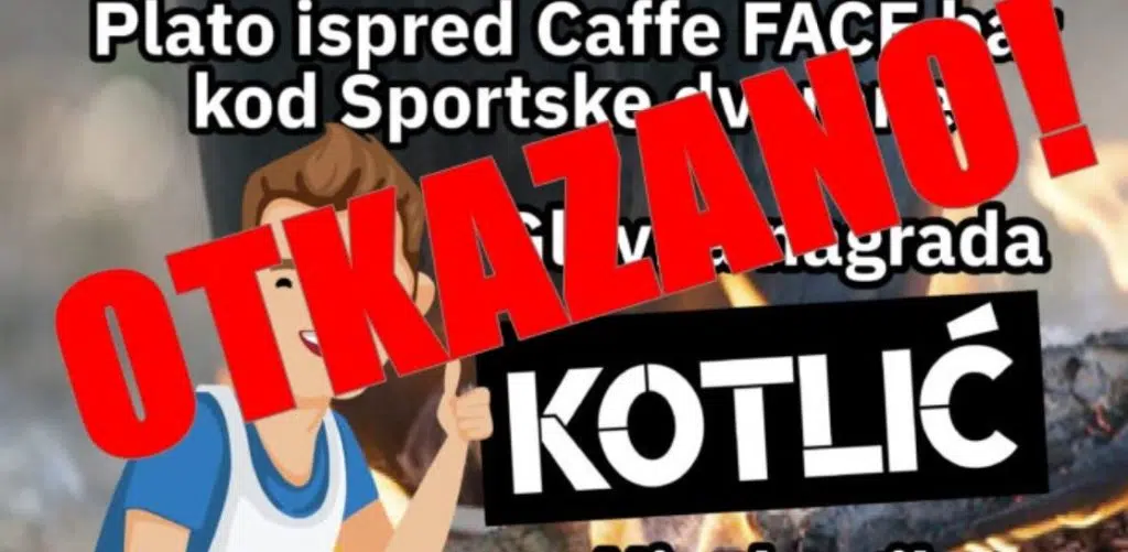 OTKAZANA Kotlićijada u Novoj Biloj!