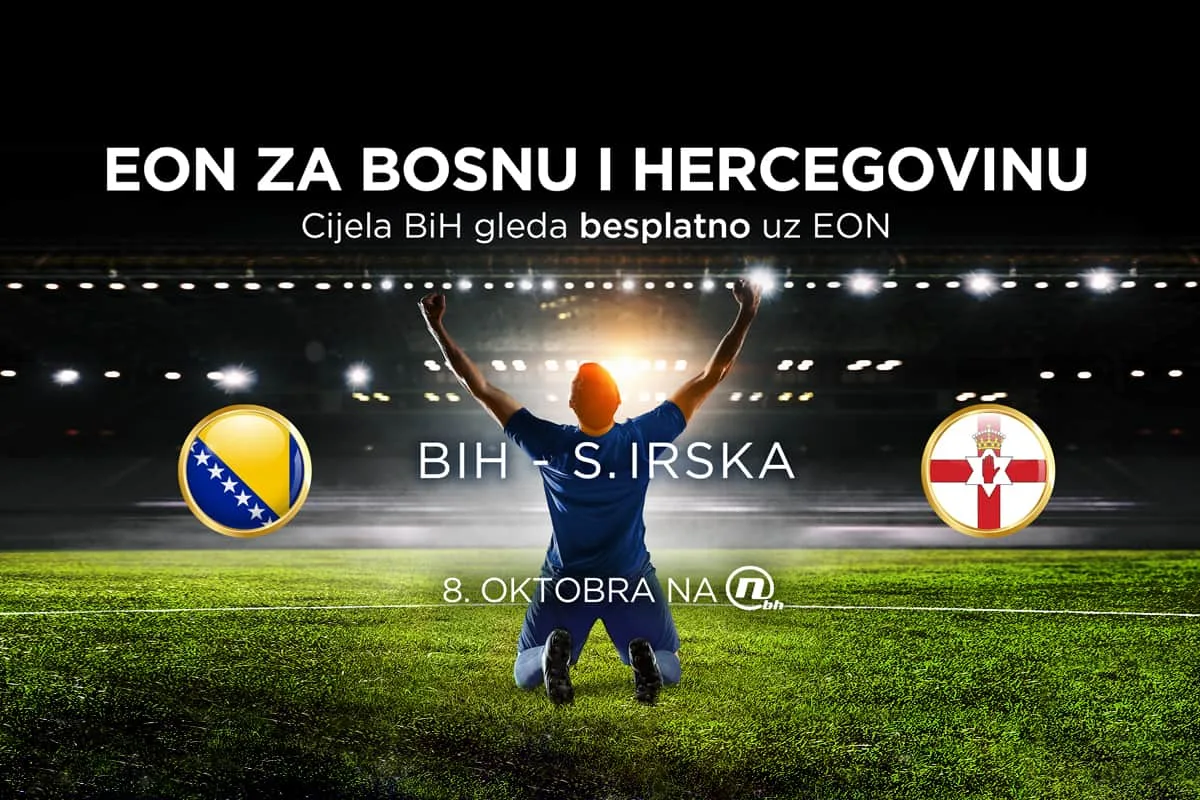 Cijela BiH gleda besplatno reprezentaciju uz EON