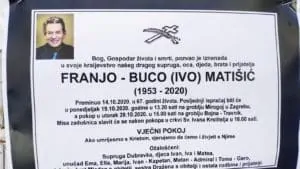 Preminuo Franjo - Buco Matišić