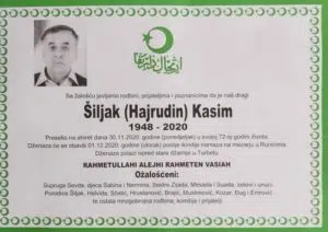 Sutra dženaza Kasimu Šiljku