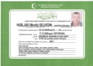 U 35. godini života preminuo Hubljar Selvedin