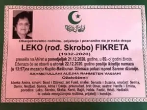 Preminula Leko Fikreta
