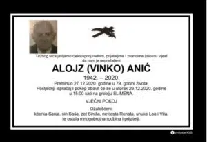 Preminuo Alojz Anić