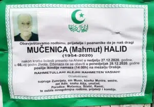 Preminuo Mučenica Halid
