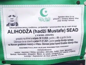 Preminuo Alihodža Sead
