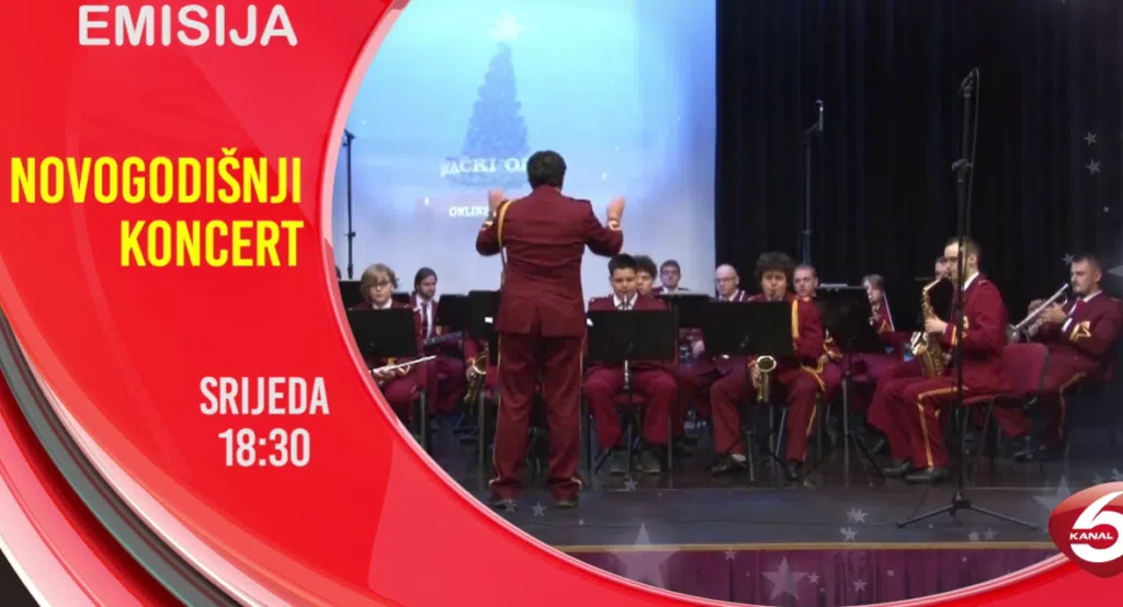 Na Kanalu 6 gledajte Novogodišnji koncert Duvačkog orkestra Travnik