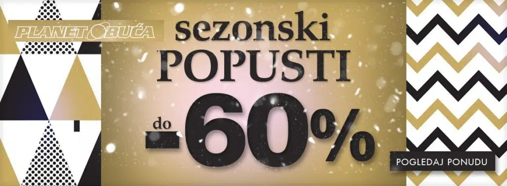 Planet obuća BiH/ Sezonski popusti do -60% na sav asortiman