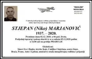 Sutra sahrana Stjepanu Marjanoviću