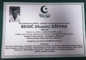Preminuo Dževad Begić
