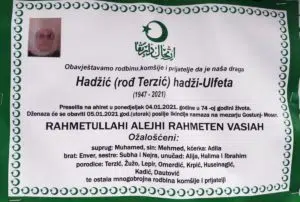 Preminula Hadžić Ulfeta