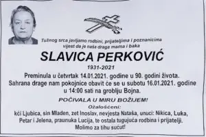 Preminula Slavica Perković