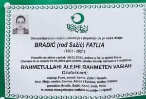 Preminula Bradić Fatija