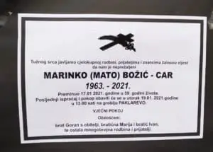 Preminuo Marinko Božić - Car