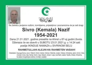 Preminuo Sivro Nazif