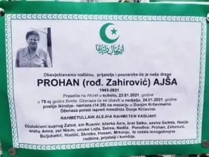 Preminula Ajša Prohan