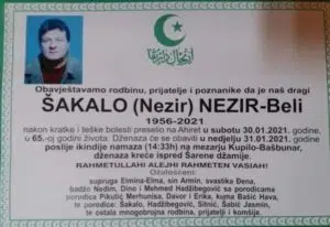 Preminuo Šakalo Nezir