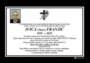 Preminuo Ivica Franjić