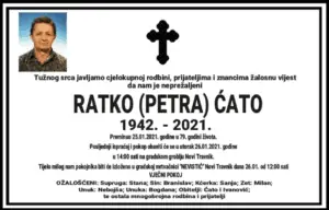 Preminuo Ratko Ćato