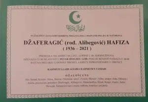 Preminula Džaferagić Hafiza