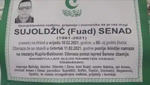 Preminuo Senad Sujoldžić