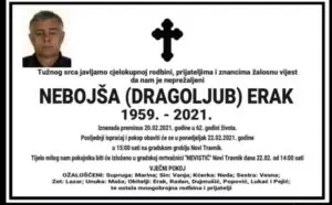 Preminuo Nebojša Erak