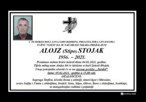 Preminuo Alojz Stojak