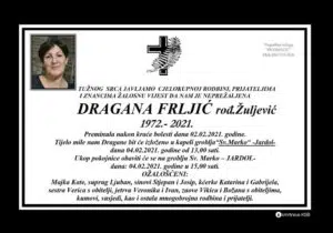 Preminula Dragana Frljić