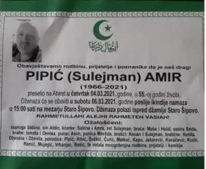 Preminuo Pipić Amir