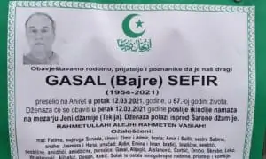 Preminuo Sefir Gasal
