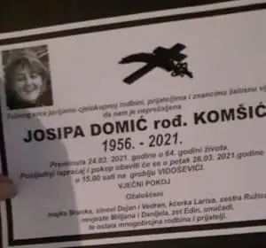 Preminula Josipa Domić