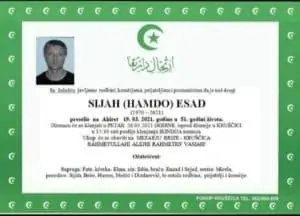 Preminuo Esad Sijah