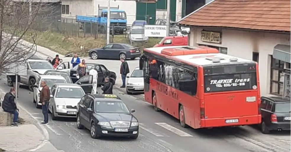 Dolac na Lašvi / Saobraćajna nezgoda kod Bajre