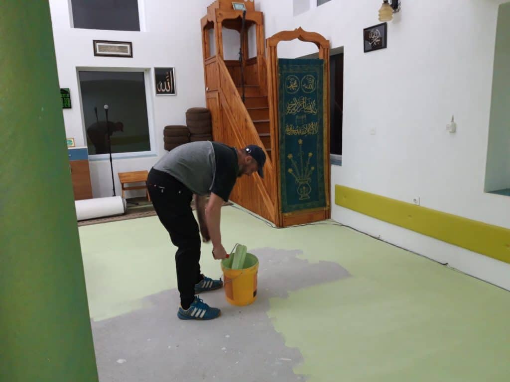 predramazansko uređenje džamije u mudrikama