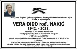 Preminula Vera Đido