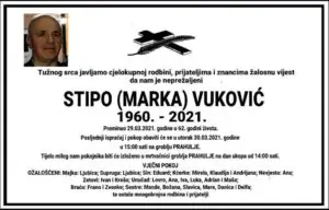 Preminuo Stipo Vuković