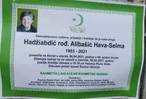 Preminula Hadžiabdić Hava-Selma