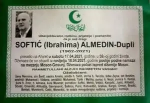 Preminuo Softić Almedin