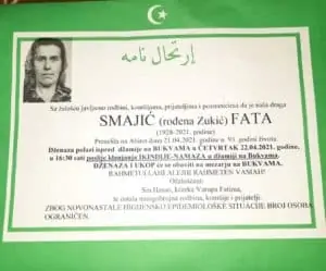 Preminula Smajić Fata