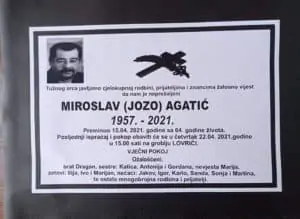 Preminuo Miroslav Agatić
