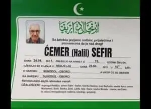 Preminuo Ćemer Sefir