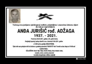 Preminula Anđa Jurišić