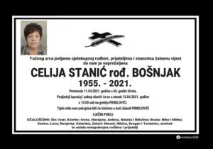 Preminula Celija Stanić