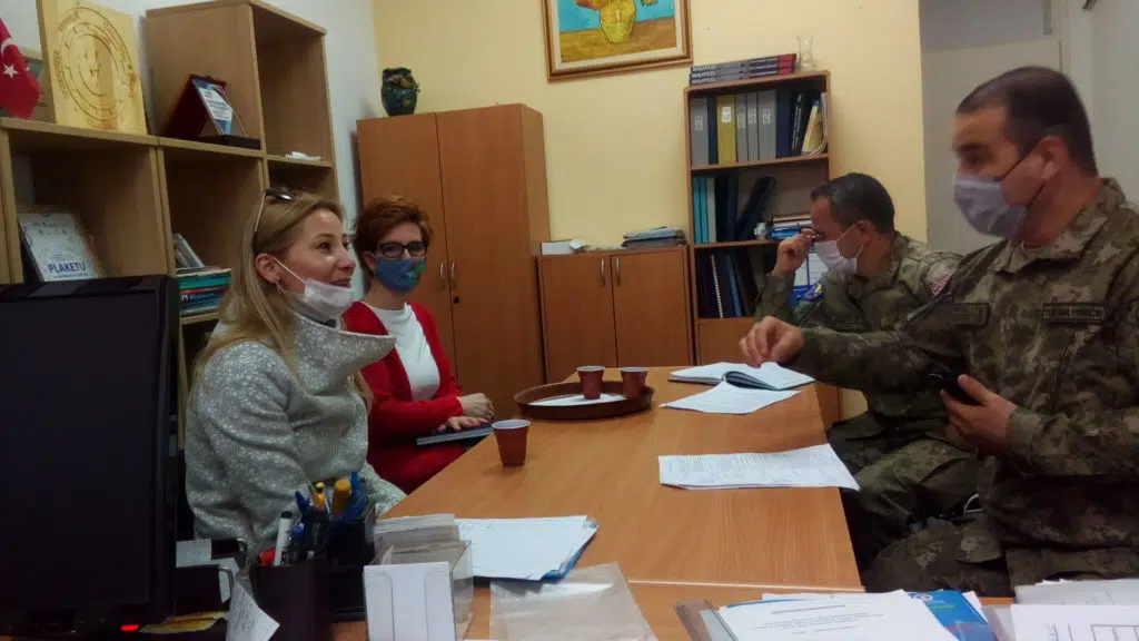 Bratimljenje sa školom iz Istanbula / Predstavnici Turske vojne misije posjetili MSTŠ Travnik