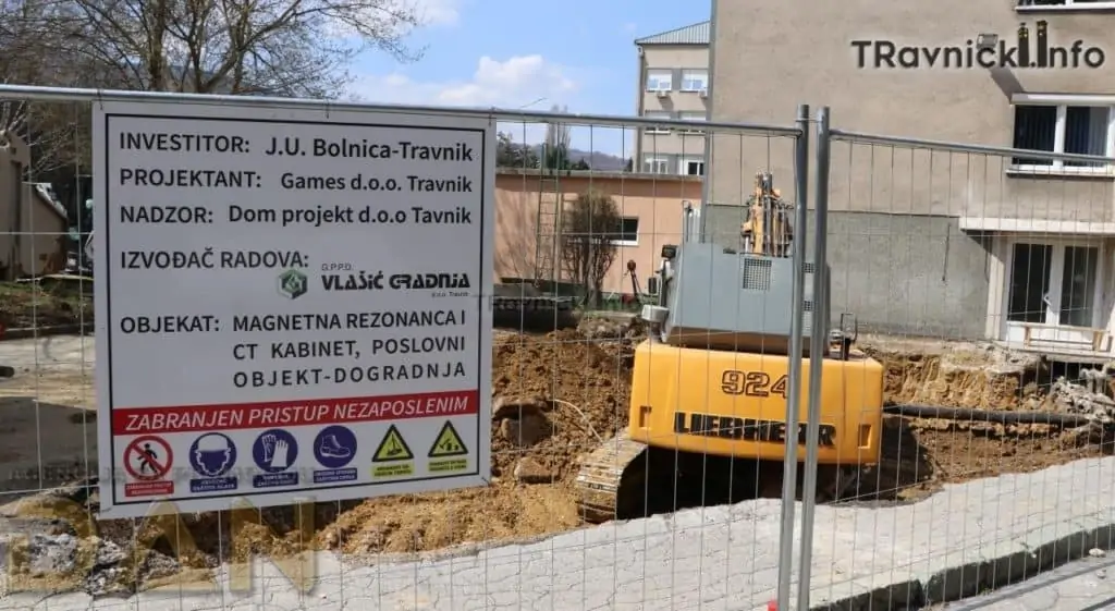 Počela gradnja novog odjela JU Bolnica Travnik